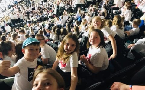 Our pupils sing in the Young Voices Choir