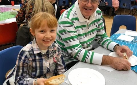 Grandparent breakfast